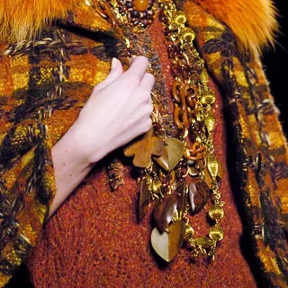 ANNA SUI Y2K Vintage 2005 Runway Wool Mohair Tweed Plaid Jacket Size 2 - Picture 4 of 15